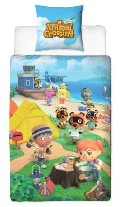 Kinder Bettwäsche-Set "NINTENDO Animal Crossing New Horizons" In Bunt