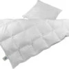 Bettdecke & Kissen Set, Daunen (60%), 135 X 200 Und 80 X 80 Cm