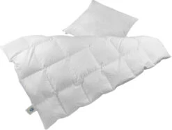 Bettdecke & Kissen Set, Daunen (60%), 135 X 200 Und 80 X 80 Cm