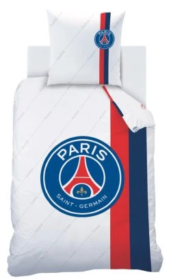 Fußball Bettwäsche-Set "Paris Saint-Germain (PSG)" In Weiß