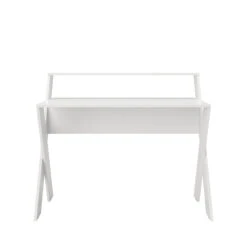 Montreal - Schreibtisch Mit Zeitlosem Und Schlichtem Design, Weiss, B/H/T: 115x95x65cm