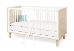 Pinolino Kinderbett "Flow" In Weiß - (L)145 X (B)75 X (H)85 Cm
