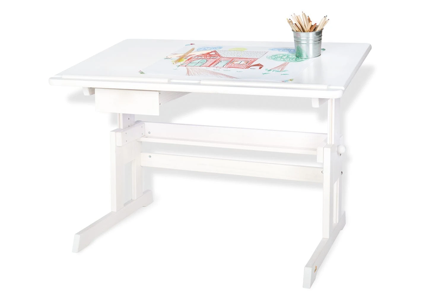 Pinolino Kinderschreibtisch "Lena" In Weiß - (B)109 X (T)58 X (H)70 Cm 1 Pinolino Kinderschreibtisch "Lena" In Weiß - (B)109 X (T)58 X (H)70 Cm