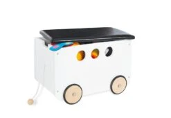 Pinolino Spielzeugkiste Mit Rollen 'Jim' In Weiß