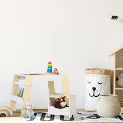 2-tlg. Kindersitzgruppe In Weiß/ Beige 12 2-tlg. Kindersitzgruppe In Weiß/ Beige -Kindermöbel relaxdays 2 tlg kindersitzgruppe in weiss beige 4