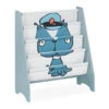 Kinderbücherregal "Hund" In Blau/ Weiß - (B)61,5 X (H)71 X (T)30 Cm