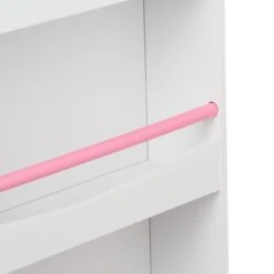 Kinderbücherregal "Schwan" In Weiß/ Rosa - (B)50,5 X (H)124 X (T)15 Cm -Kindermöbel relaxdays kinderbucherregal schwan in weiss rosa b 50 5 x h 124 x t 15 cm 5