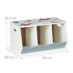 Kinderregal In Bunt - (B)60 X (H)32,5 X (T)36 Cm 11 Kinderregal In Bunt - (B)60 X (H)32,5 X (T)36 Cm -Kindermöbel relaxdays kinderregal in bunt b 60 x h 32 5 x t 36 cm 3