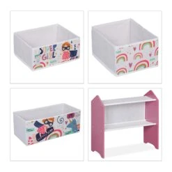 Kinderregal "Superheldin" In Bunt - (B)63 X (H)66 X (T)30 Cm