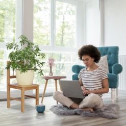 Kinderstuhl In Natur - (B)27 X (H)57 X (T)29 Cm -Kindermöbel relaxdays kinderstuhl in natur b 27 x h 57 x t 29 cm 2