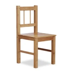 Kinderstuhl In Natur - (B)27 X (H)57 X (T)29 Cm