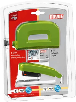 Locher & Heftgerät Set Twinset Grün