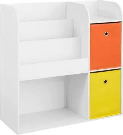 Bücherregal In Weiß - (B)89 X (H)88 X (T)35cm