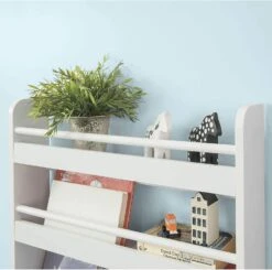 Kinderregal In Weiß - (B)60 X (H)80 X (T)12cm -Kindermöbel sobuy kinderregal in weiss b 60 x h 80 x t 12cm 4