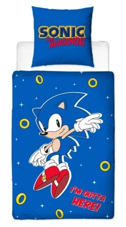 Jungen Bettwäsche-Set "Sonic - The Hedgehog" In Blau