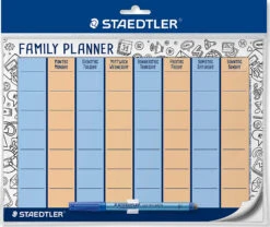 Staedtler Lumocolor® Correctable Familienplaner, Inkl. Universalstift