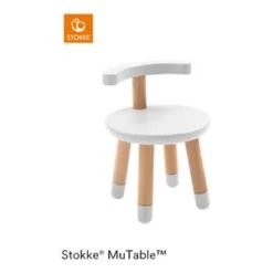 Stokke Holzstuhl In Weiß