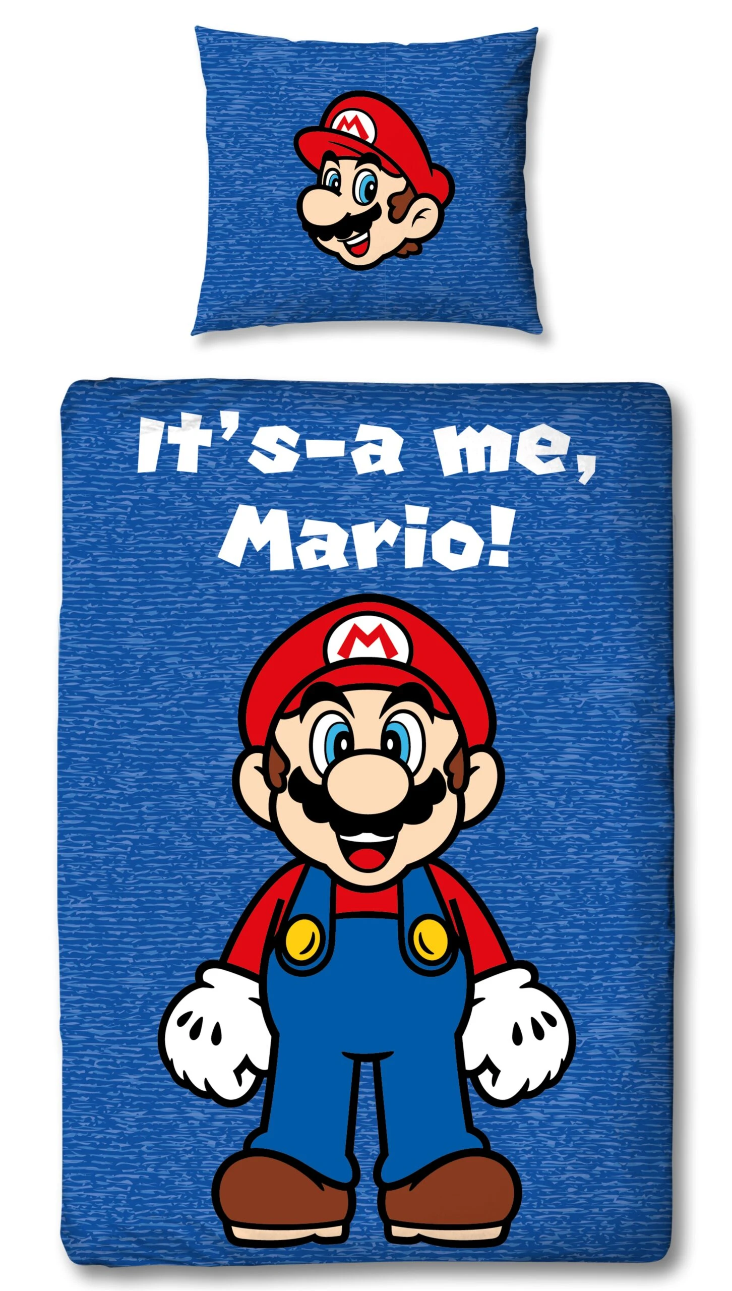 Jungen Bettwäsche-Set "Super Mario" In Blau 1 Jungen Bettwäsche-Set "Super Mario" In Blau