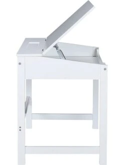Schreibtisch "Charlie" In Weiß - (B)55 X (H)48,8 X (T)45 Cm -Kindermöbel the home deco kids schreibtisch charlie in weiss b 55 x h 48 8 x t 45 cm 4