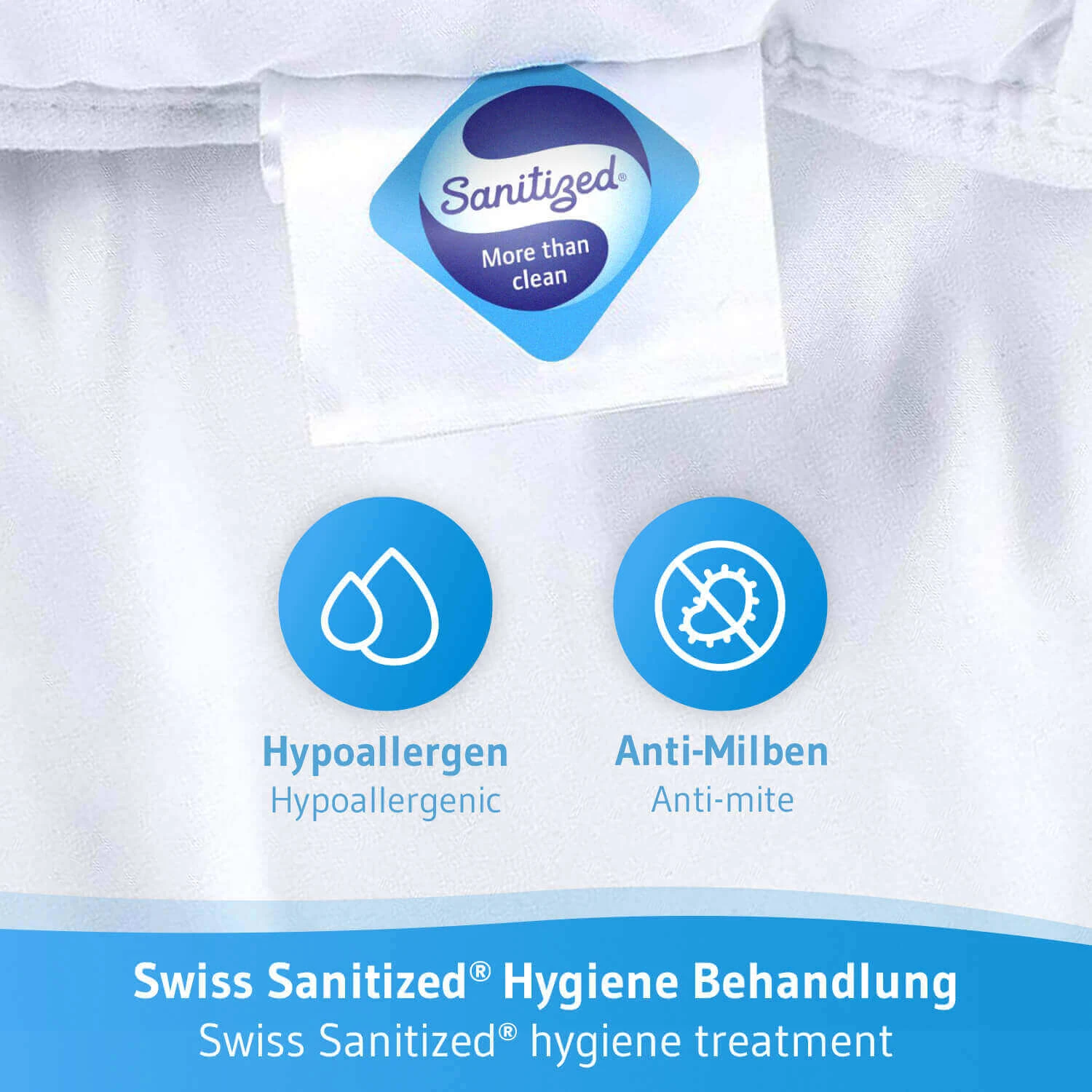 Ganzjahresdecke "BLANCO" Mit Sanitized®-Schutz Für Eine Hygienischen Schlaf 5 Ganzjahresdecke "BLANCO" Mit Sanitized®-Schutz Für Eine Hygienischen Schlaf – Bild 5
