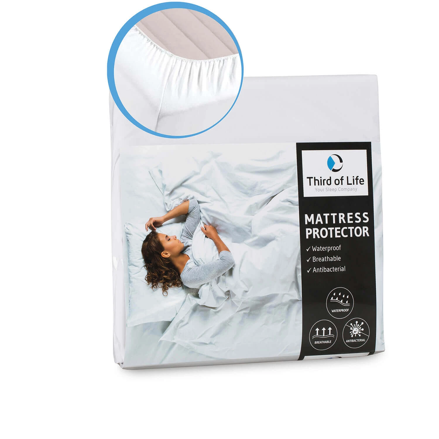 Matratzenschoner Mit Seitenwänden, 100% Wasserdicht Und Schützt Vor Haustaub 1 Matratzenschoner Mit Seitenwänden, 100% Wasserdicht Und Schützt Vor Haustaub