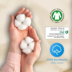 Spannbettlaken "ALBA" Aus 100% Oekotex-Baumwolle GOTS Zertifiziert In Beige -Kindermöbel third of life spannbettlaken alba aus 100 oekotex baumwolle gots zertifiziert in beige 3
