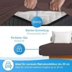 Spannbettlaken "ALBA" Aus 100% Oekotex-Baumwolle In Dunkelbraun -Kindermöbel third of life spannbettlaken alba aus 100 oekotex baumwolle in dunkelbraun 2