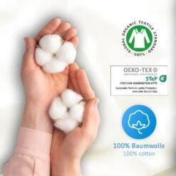 Spannbettlaken "ALBA" Aus 100% Oekotex-Baumwolle In Elfenbein-Weiß -Kindermöbel third of life spannbettlaken alba aus 100 oekotex baumwolle in elfenbein weiss 3