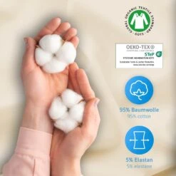 Spannbettlaken "BENE" Aus Baumwolle GOTS Zertifiziert Und Faltenfrei In Beige -Kindermöbel third of life spannbettlaken bene aus baumwolle gots zertifiziert und faltenfrei in beige 3