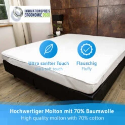 Wasserdichte Molton Matratzenauflage, Atmungsaktiv Und Aus Recycelter Baumwolle -Kindermöbel third of life wasserdichte molton matratzenauflage atmungsaktiv und aus recycelter baumwolle 2