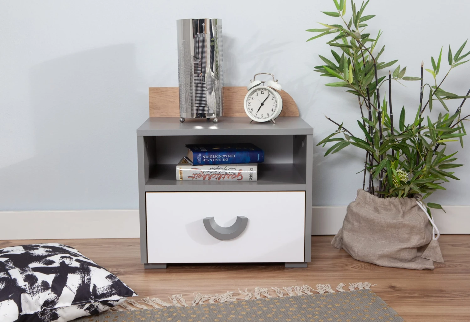 TICAA Jugendzimmer "Mira", 4-tlg, Grau In Grau 5 TICAA Jugendzimmer "Mira", 4-tlg, Grau In Grau – Bild 5