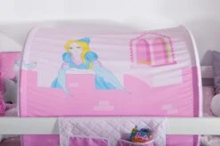 TICAA Tunnel "Prinzessin Liora" Für Hoch- Und Etagenbetten In Rosa