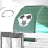 Tunnel Für Hoch- Und Etagenbetten In Dunkelgrün-Weiß (Goal)