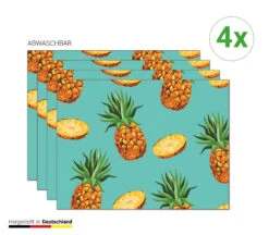 Tischsets I Platzsets "Tropische Ananas" (L)30 X (B)40 -Kindermöbel tischsetmacher de tischsets i platzsets tropische ananas l 30 x b 40 2