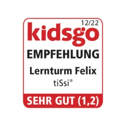 TiSsi® Entdeckerturm / Lernturm FELIX Mitwachsend Sunflower Gelb -Kindermöbel tissi tissi r entdeckerturm lernturm felix mitwachsend sunflower gelb