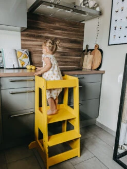 TiSsi® Entdeckerturm / Lernturm FELIX Mitwachsend Sunflower Gelb -Kindermöbel tissi tissi r entdeckerturm lernturm felix mitwachsend sunflower gelb 6