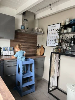 TiSsi® Entdeckerturm / Lernturm FELIX Mitwachsend Taubenblau -Kindermöbel tissi tissi r entdeckerturm lernturm felix mitwachsend taubenblau 4