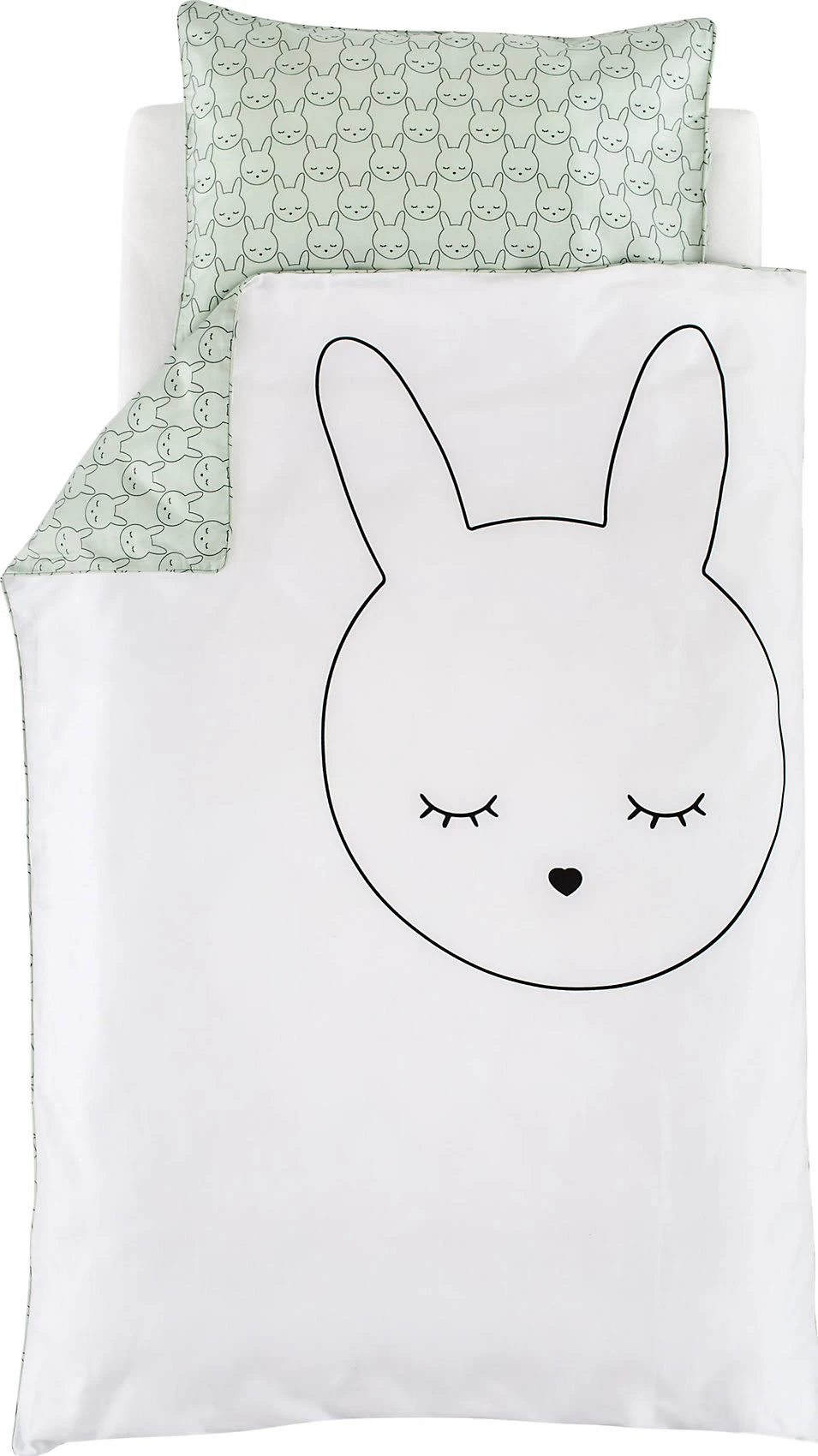 Bettwäsche Kuschelhase 100/135 + 40/60 Cm 1 Bettwäsche Kuschelhase 100/135 + 40/60 Cm