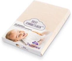 Spannbetttuch Jersey Beige - Extra Hoch 60 X 120 Cm + 70 X 140 Cm