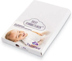 Spannbetttuch Jersey Weiß - Extra Hoch 60 X 120 Cm + 70 X 140 Cm