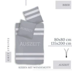 Titelseite 14 Titelseite -Kindermöbel traumhelden bettwasche set biber streifen auszeit in grau 1