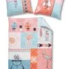 Bettwäsche-Set "Traumfänger, Flamingo, Kaktus & Ananas" In Bunt