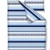 Renforcé Bettwäsche - Streifen Blau In Blau