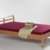 Futonbett Massiv Buche Natur In Braun