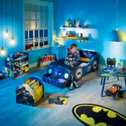 Batman - Hängefach-Bücherregal Für Kinder – Büchergestell Für Das Kinderzim... -Kindermöbel worldsapart batman hangefach bucherregal fur kinder buchergestell fur das kinderzim 2